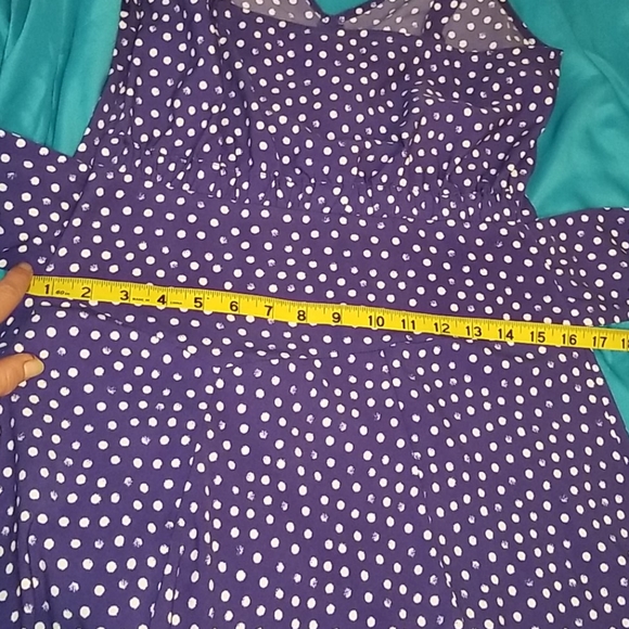 Retro Rockabilly Polka Dot Summer Dress - Picture 9 of 10
